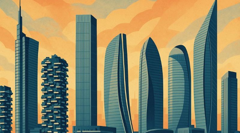 Edifici Milano Più Alti skyline milanese