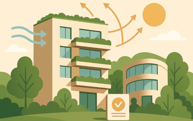 Progettazione del Comfort Climatico: Soluzioni Naturali per Edifici Freschi