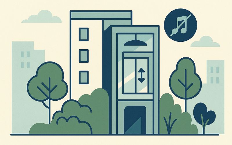Rumore ascensore e Architettura: quanto è silenzioso un buon ascensore